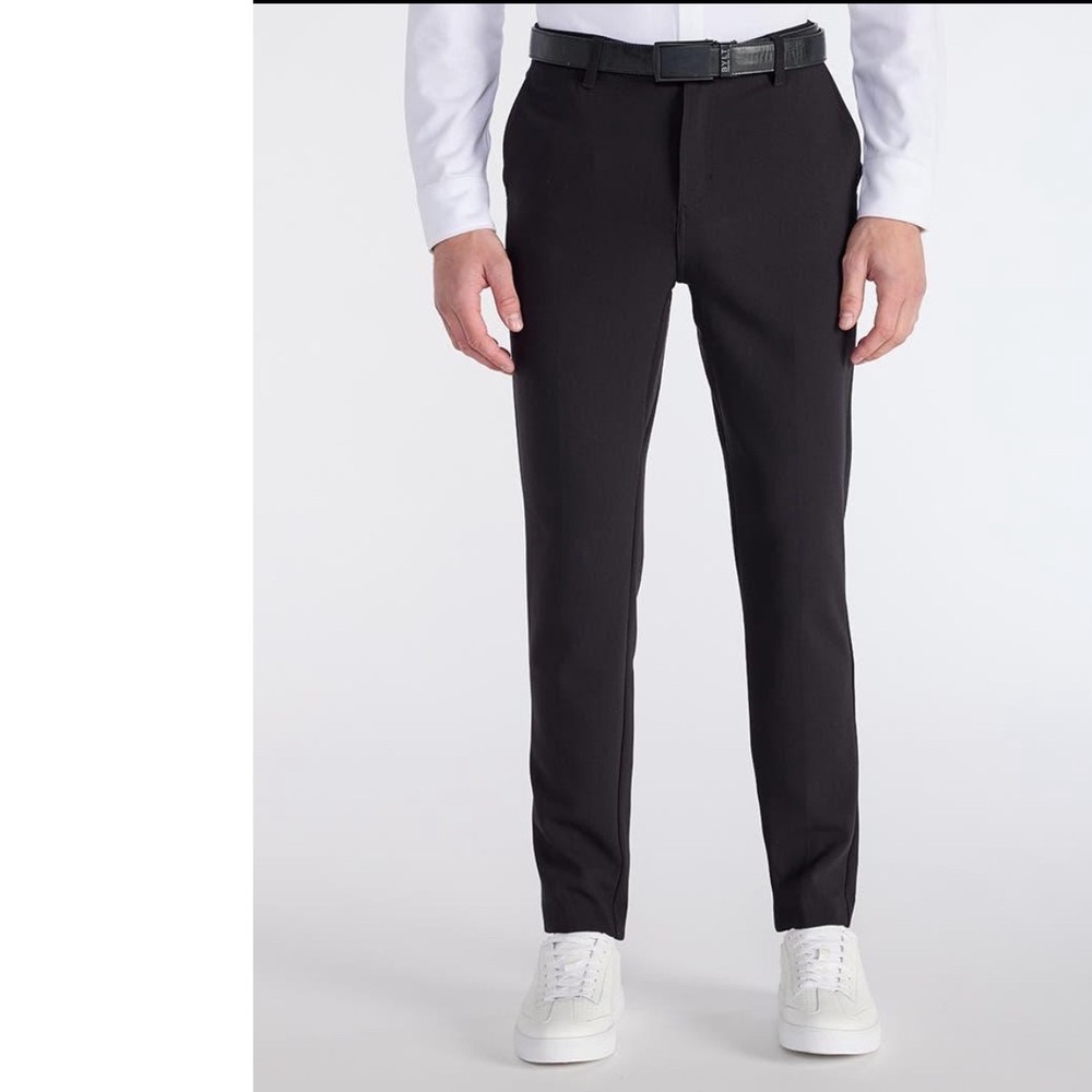 BYLT Executive Pant 2.0 Classic Straight Fit Black Men's Size 36 NWT Stretch